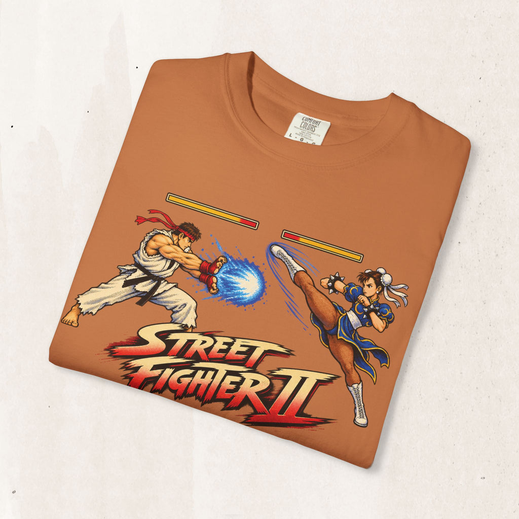 Street Fighter II Ryu vs Chun-Li Graphic Tee