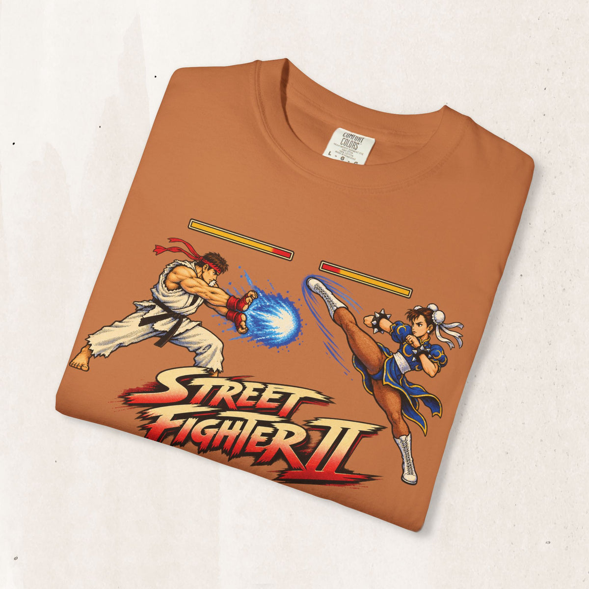Street Fighter II Ryu vs Chun-Li Graphic Tee