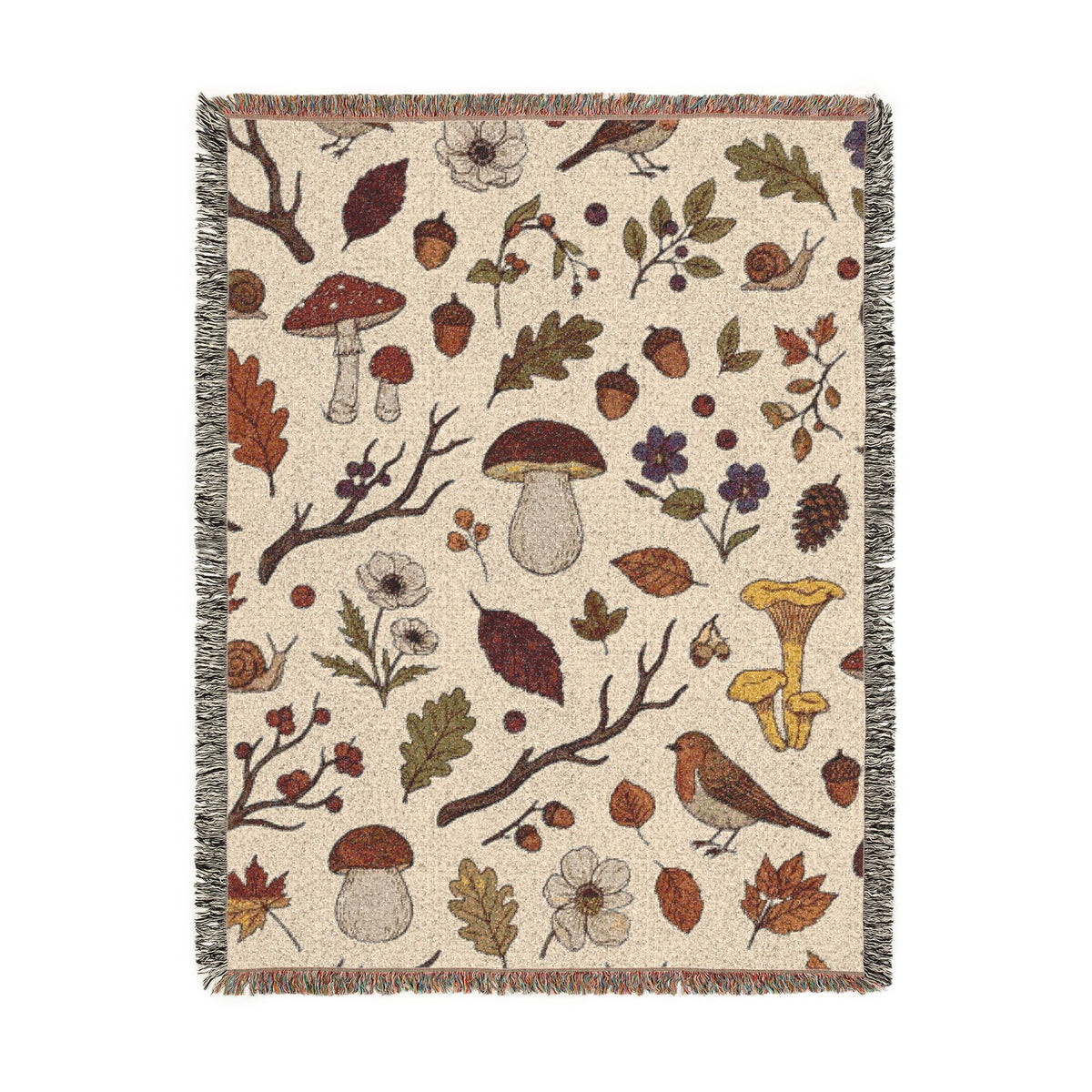 Autumn Forage Woven Blanket