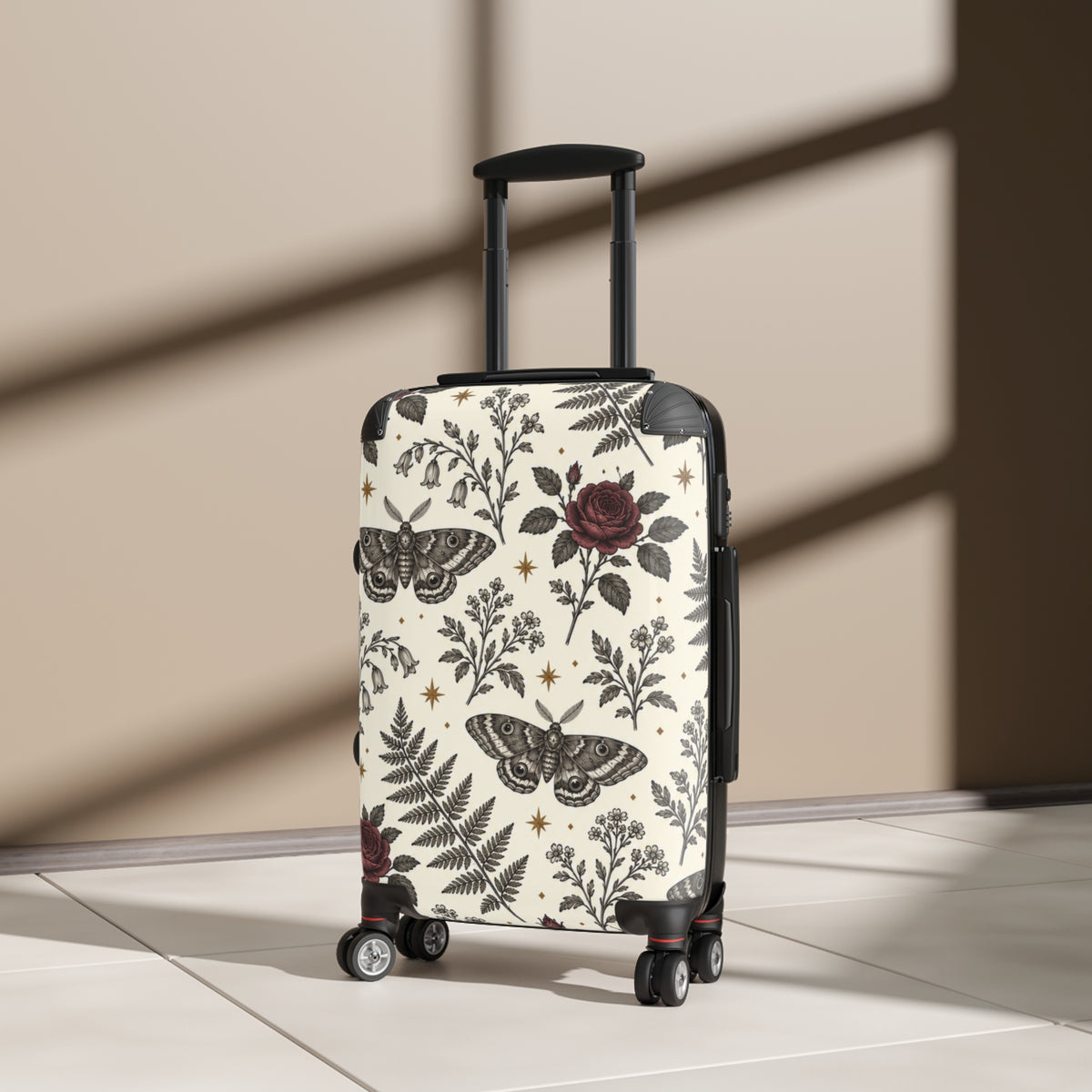 Botanical Moth & Rose Luggage