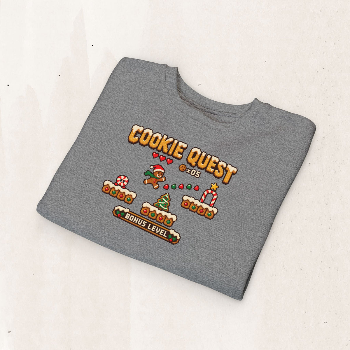 Christmas Cookie Quest Toddler Sweatshirt