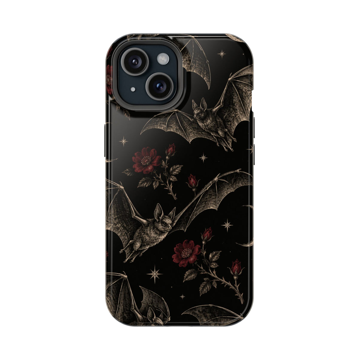 Gothic Bat & Moon Magnetic Phone Case, alternate view