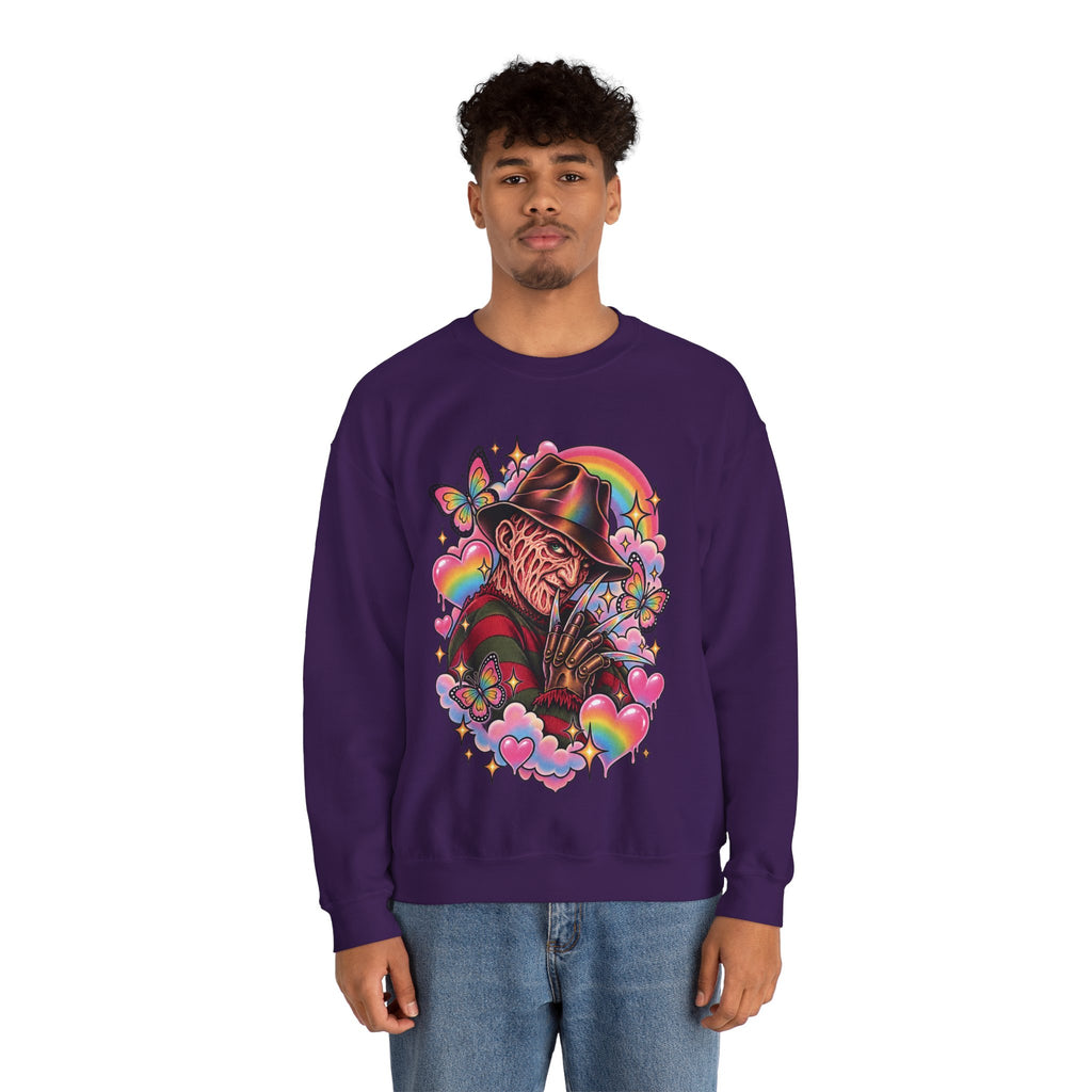 Freddy Krueger Rainbow Crewneck Sweatshirt
