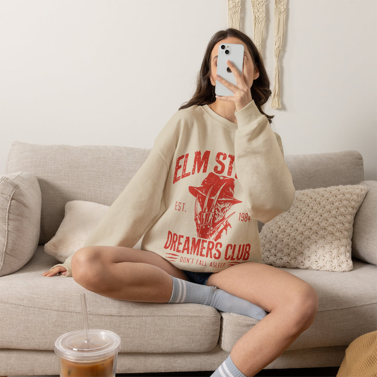 Elm Street Dreamers Club Crewneck Sweatshirt