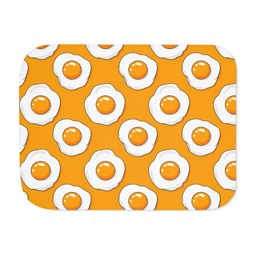 Egg Pattern Sherpa Blanket
