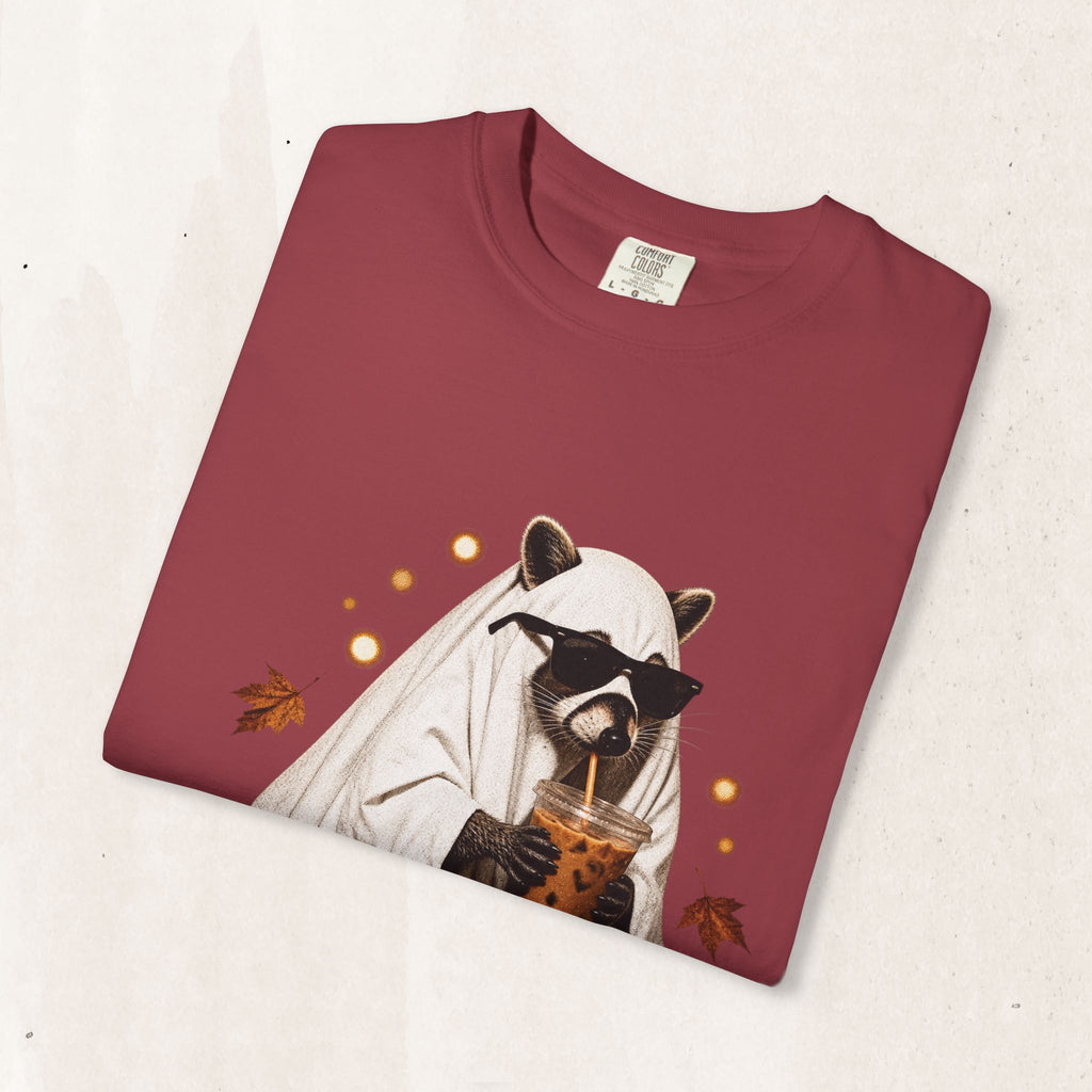Halloween Raccoon Ghost Costume Tee