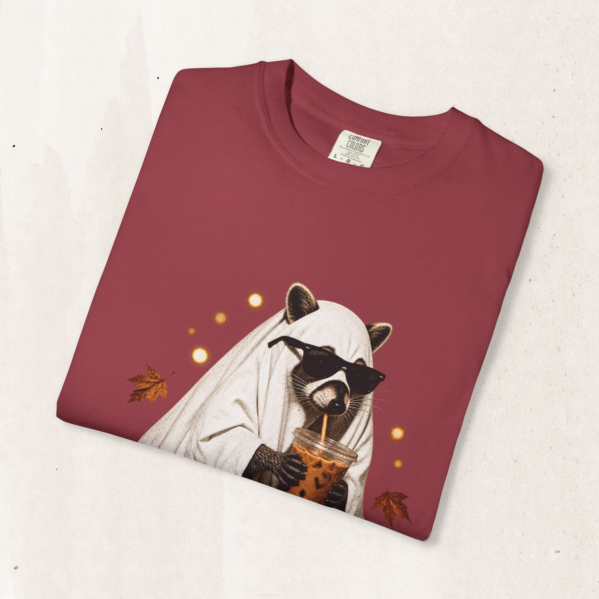 Halloween Raccoon Ghost Costume Tee