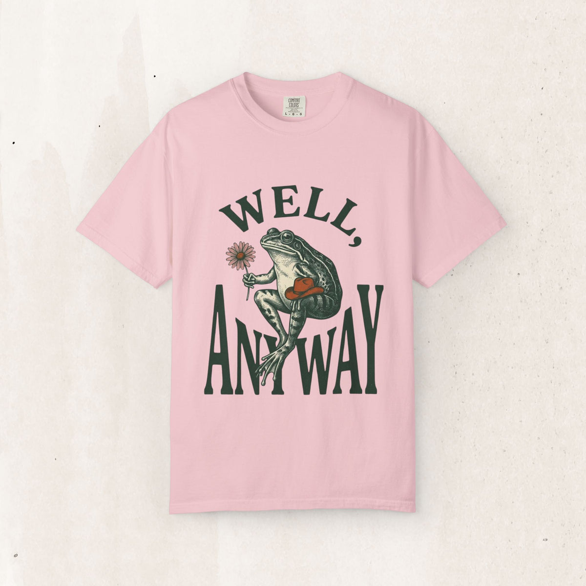 Frog Graphic "Well, Anyway" Tee