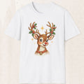 Rudolph the Red-Nosed Reindeer Tee – Vintage Christmas Shirt – White