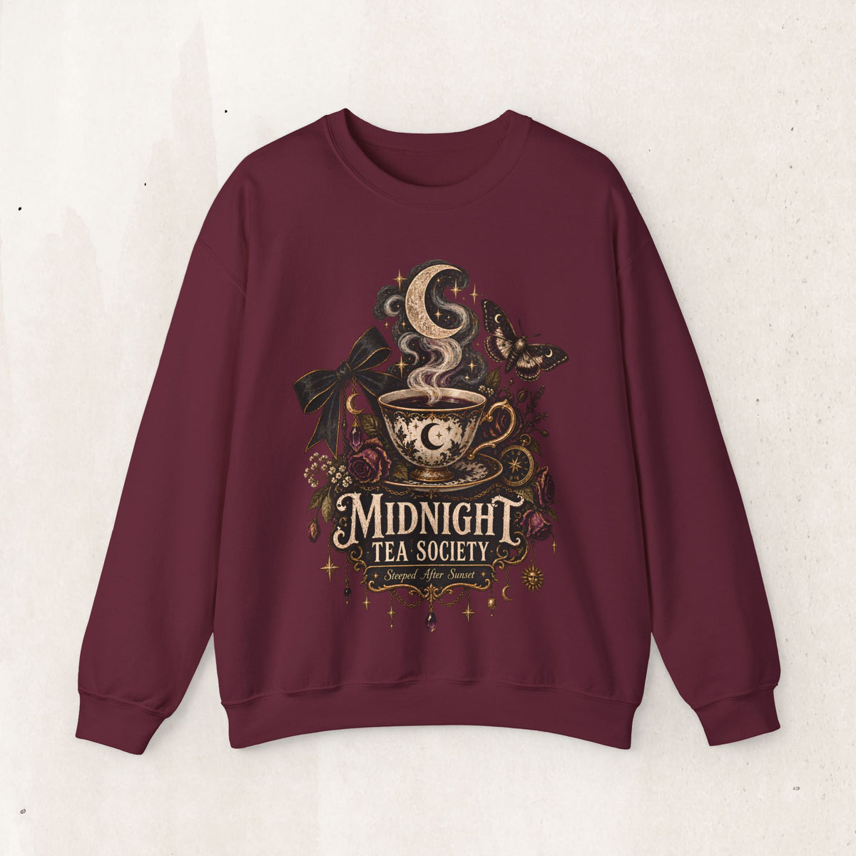 Midnight Tea Society Crewneck Sweatshirt