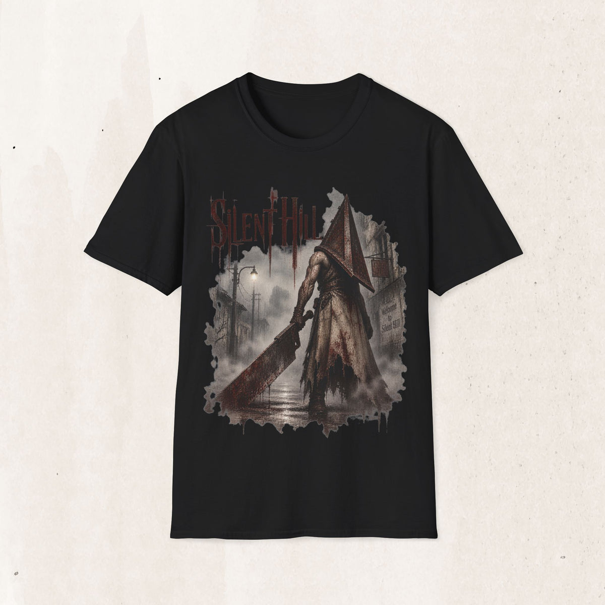 Silent Hill Graphic T‑Shirt — Pyramid Head Horror Tee