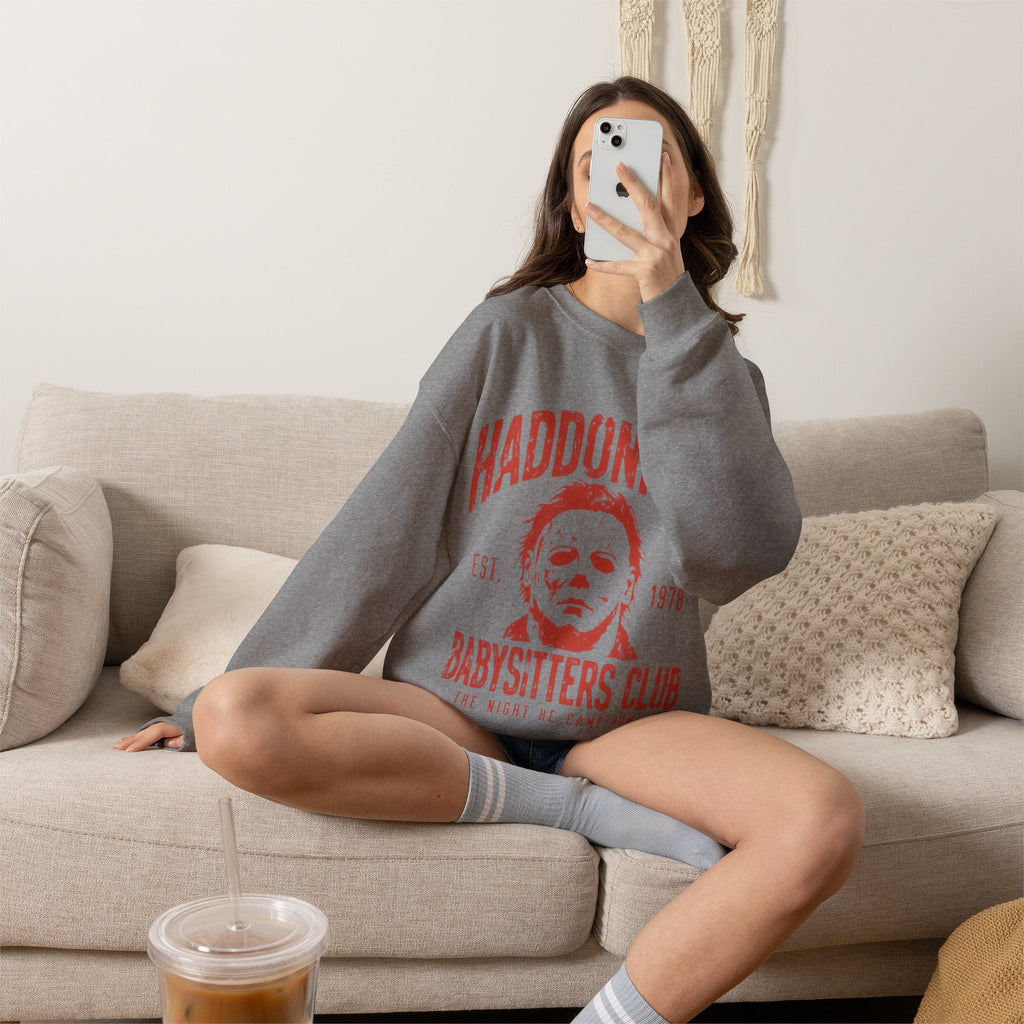 Haddonfield Babysitters Club CrewneckSweatshirt