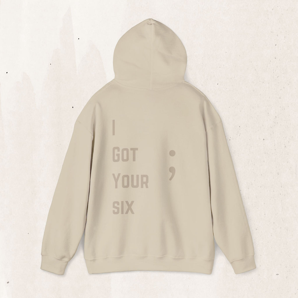 I Got Your Six Hoodie | Veteran Suicide Awareness Back Print Pullover