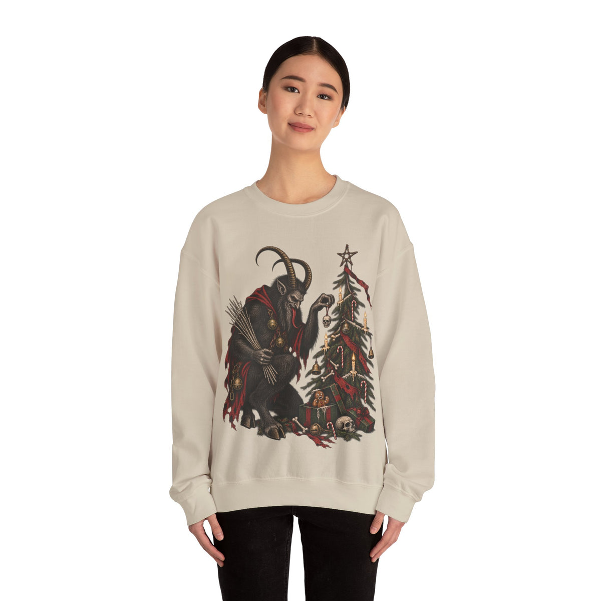 Krampus Christmas Crewneck Sweatshirt
