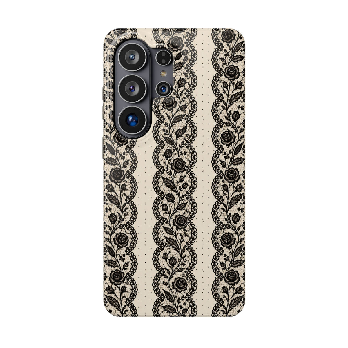 Lace Stripes Magnetic Phone Case, alternate view
