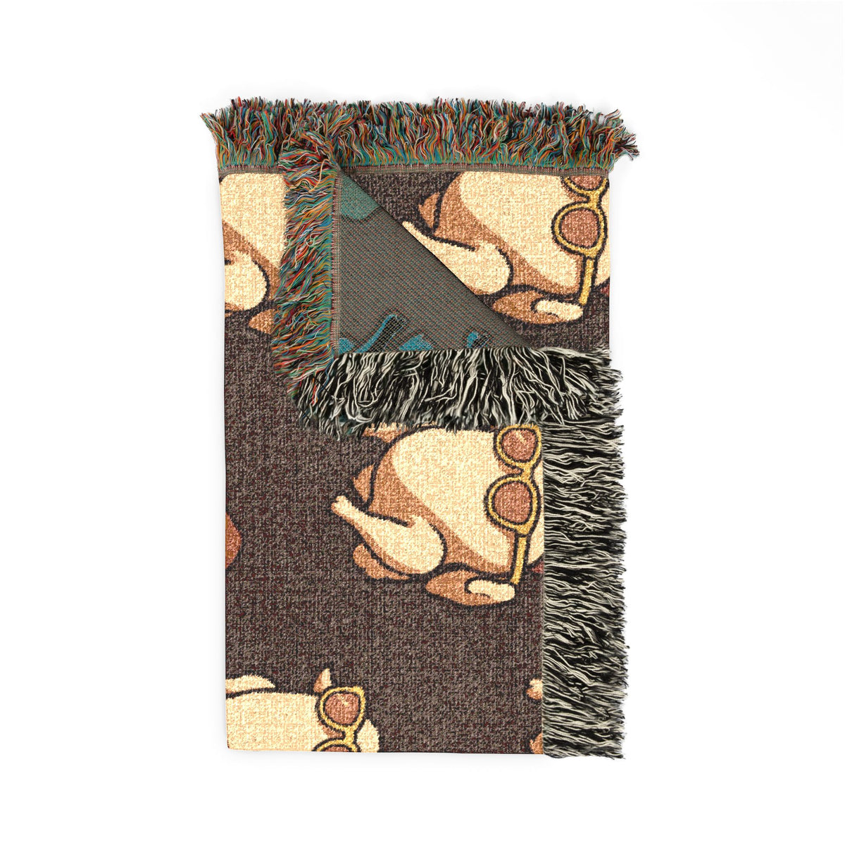 FRIENDS Turkey Pattern Woven Blanket Printify