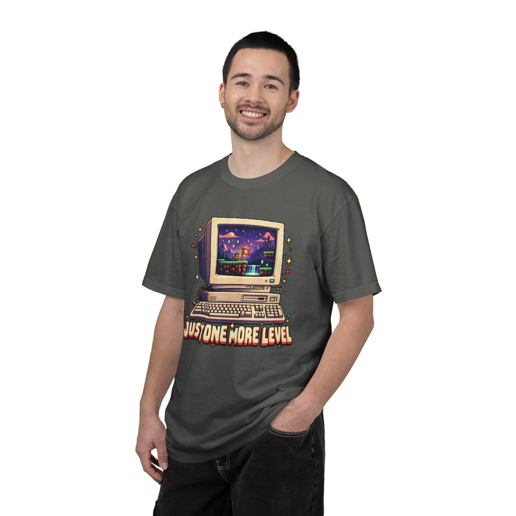 Retro Computer 'Just One More Level' Gaming Tee