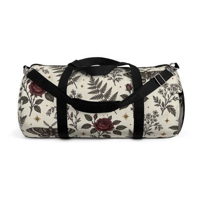 Floral Rose & Fern Duffel Bag
