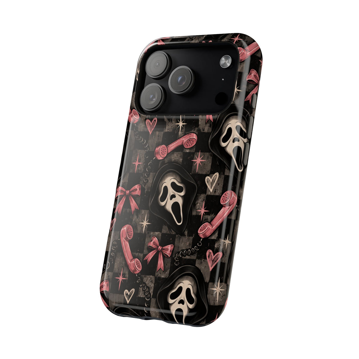 Gothic Scream Pattern Magnetic Tough Case, alternate view