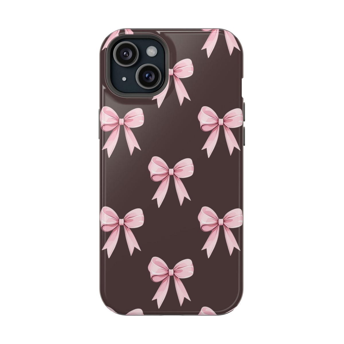 Pink Ribbon Bow Magnetic Phone Case, alternate view