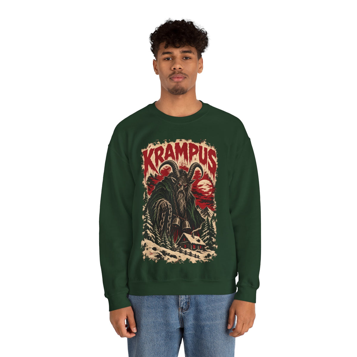 Krampus Horror Movie Poster sweatshirt