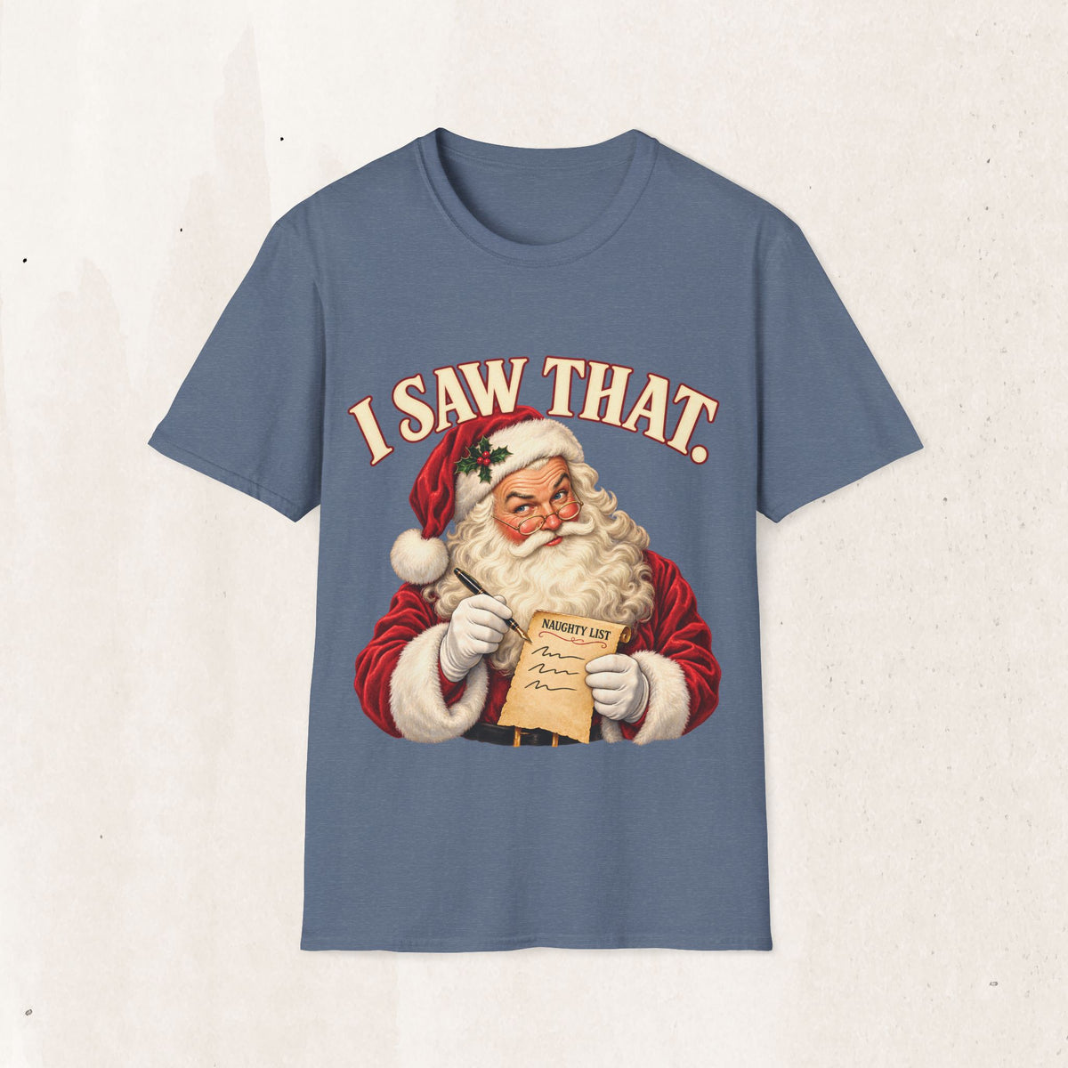 Santa Claus "I Saw That" Graphic Tee