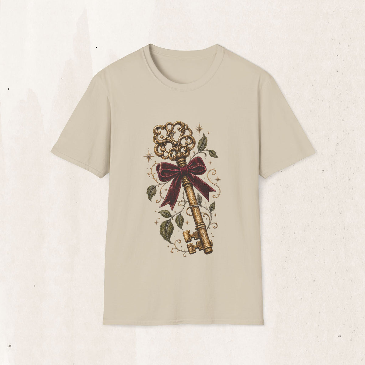 Vintage Ornate Skeleton Key Tee
