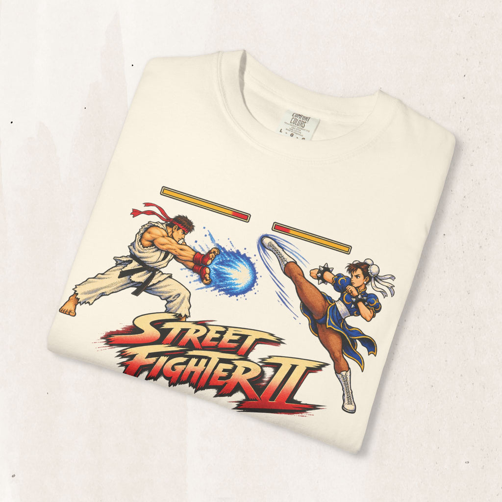 Street Fighter II Ryu vs Chun-Li Graphic Tee