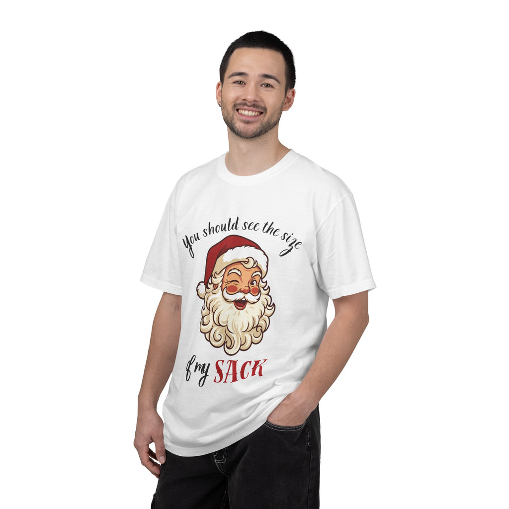 Santa 'You Should See the Size of My Sack' Christmas Tee Printify