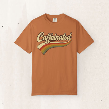 Caffeinated Retro Stripe Tee
