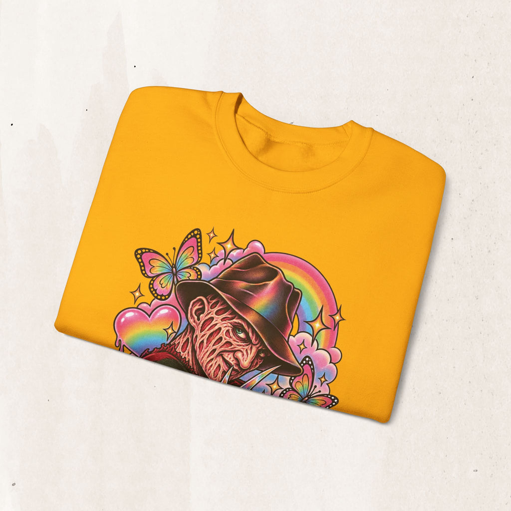 Freddy Krueger Rainbow Crewneck Sweatshirt