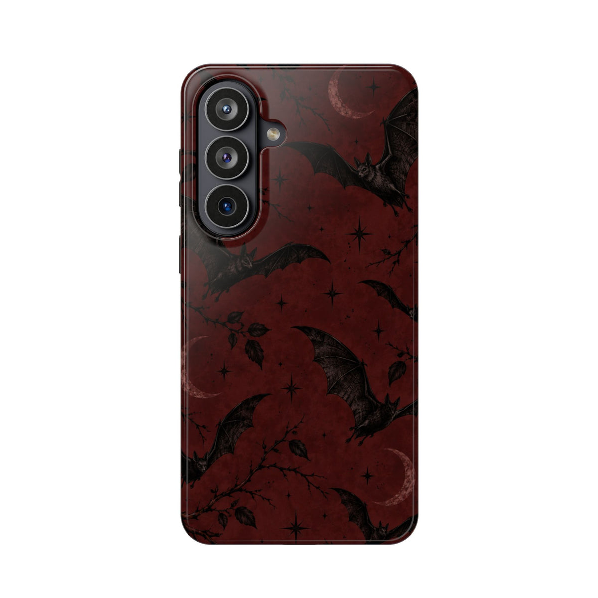 Gothic Bat Moon Magnetic Phone Case, alternate view