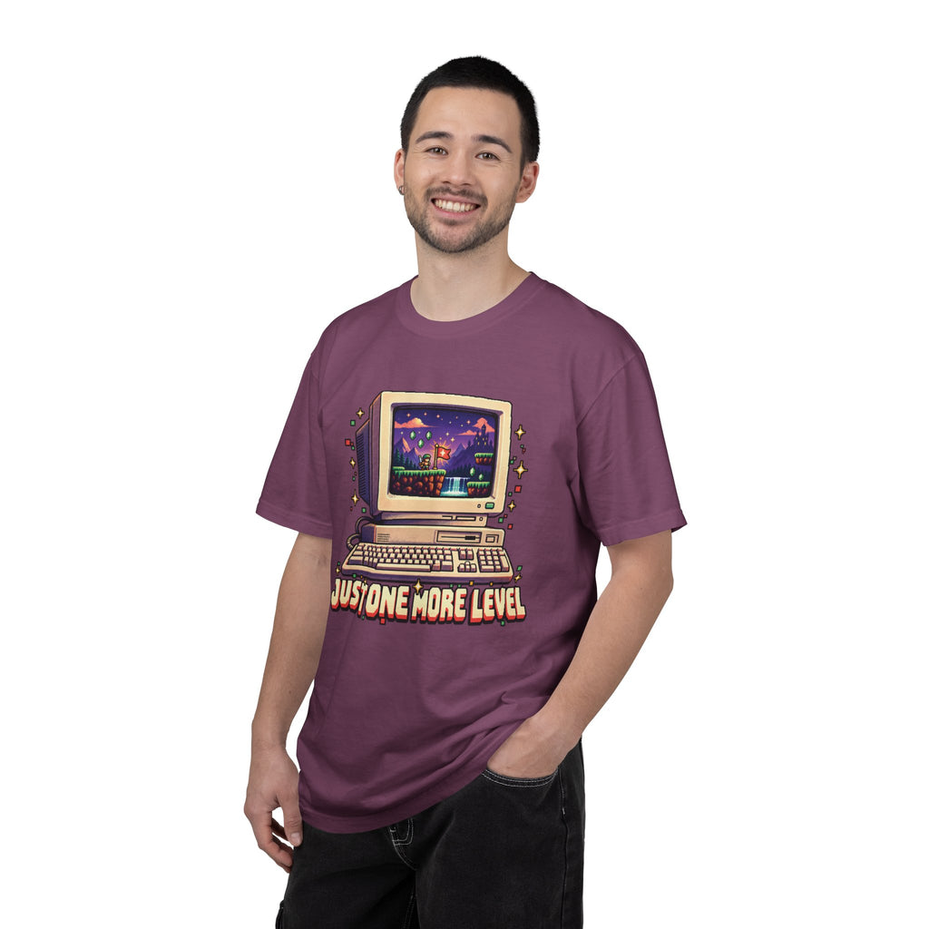 Retro Computer 'Just One More Level' Gaming Tee