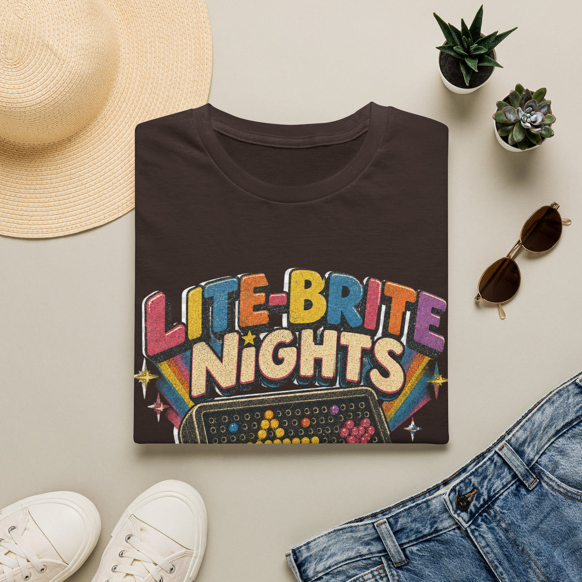 Lite-Brite Graphic Tee
