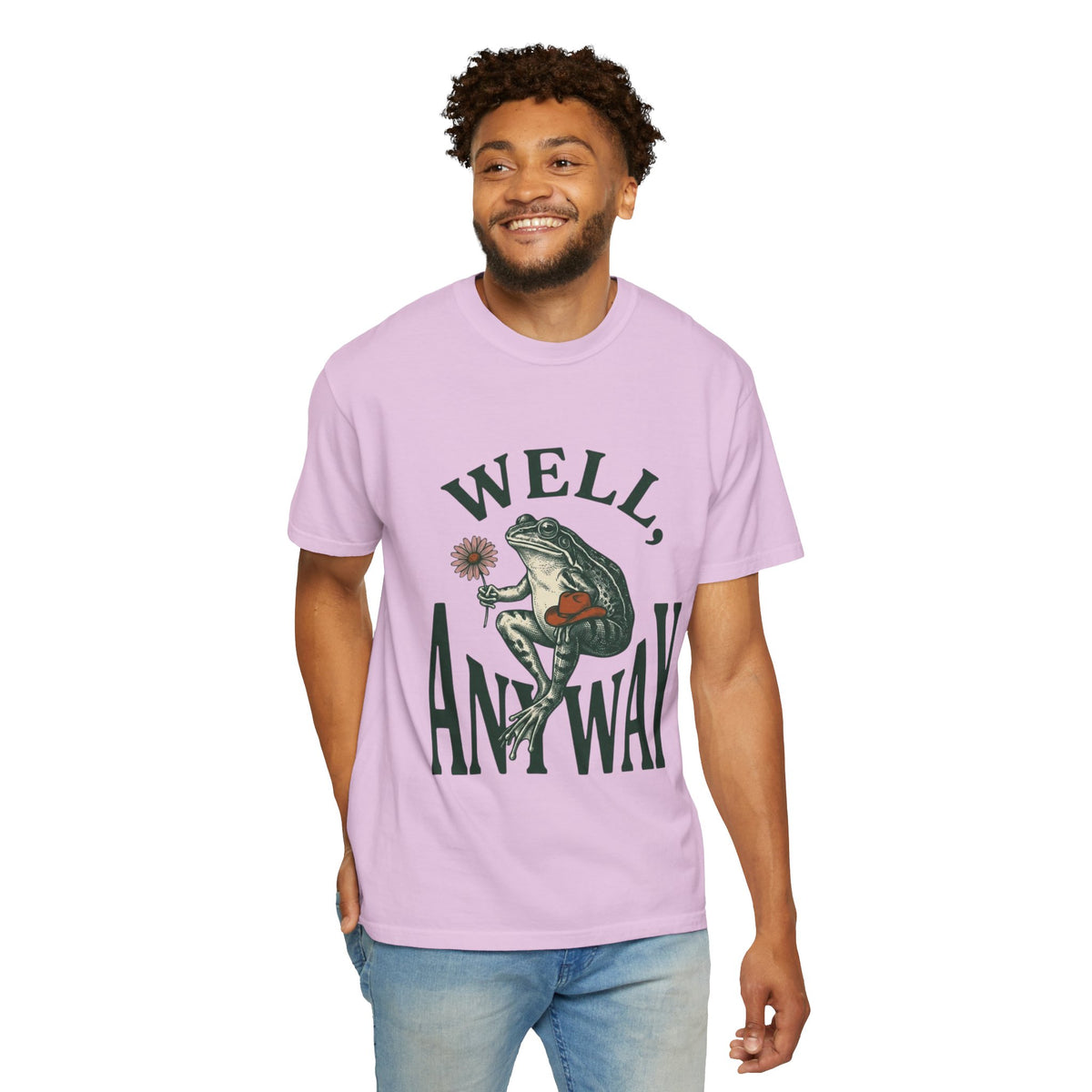 Frog Graphic "Well, Anyway" Tee