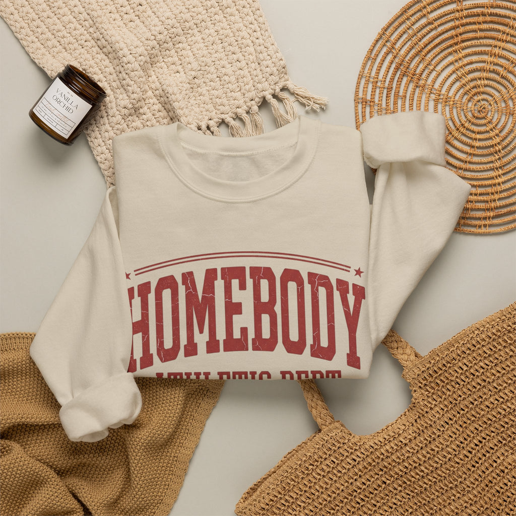 Homebody Athletic Dept Sweatshirt | Cozy Casual Homewear