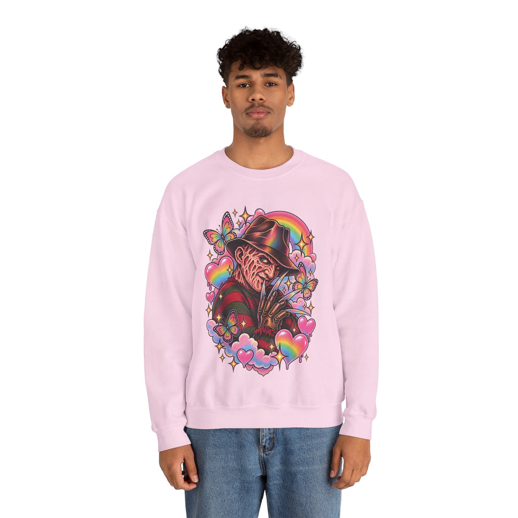 Freddy Krueger Rainbow Crewneck Sweatshirt