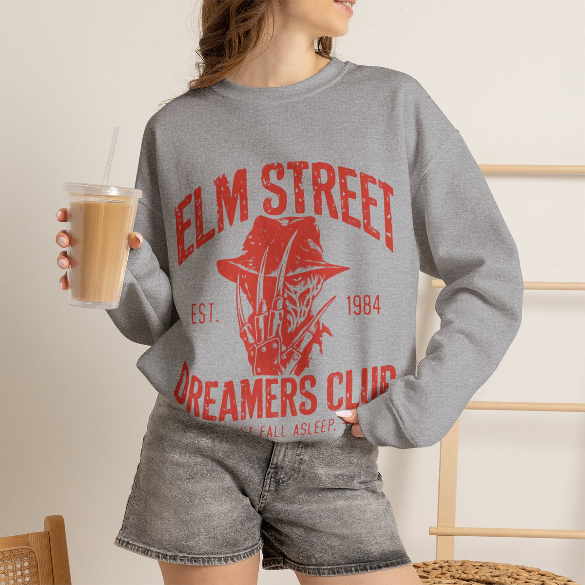 Elm Street Dreamers Club Crewneck Sweatshirt