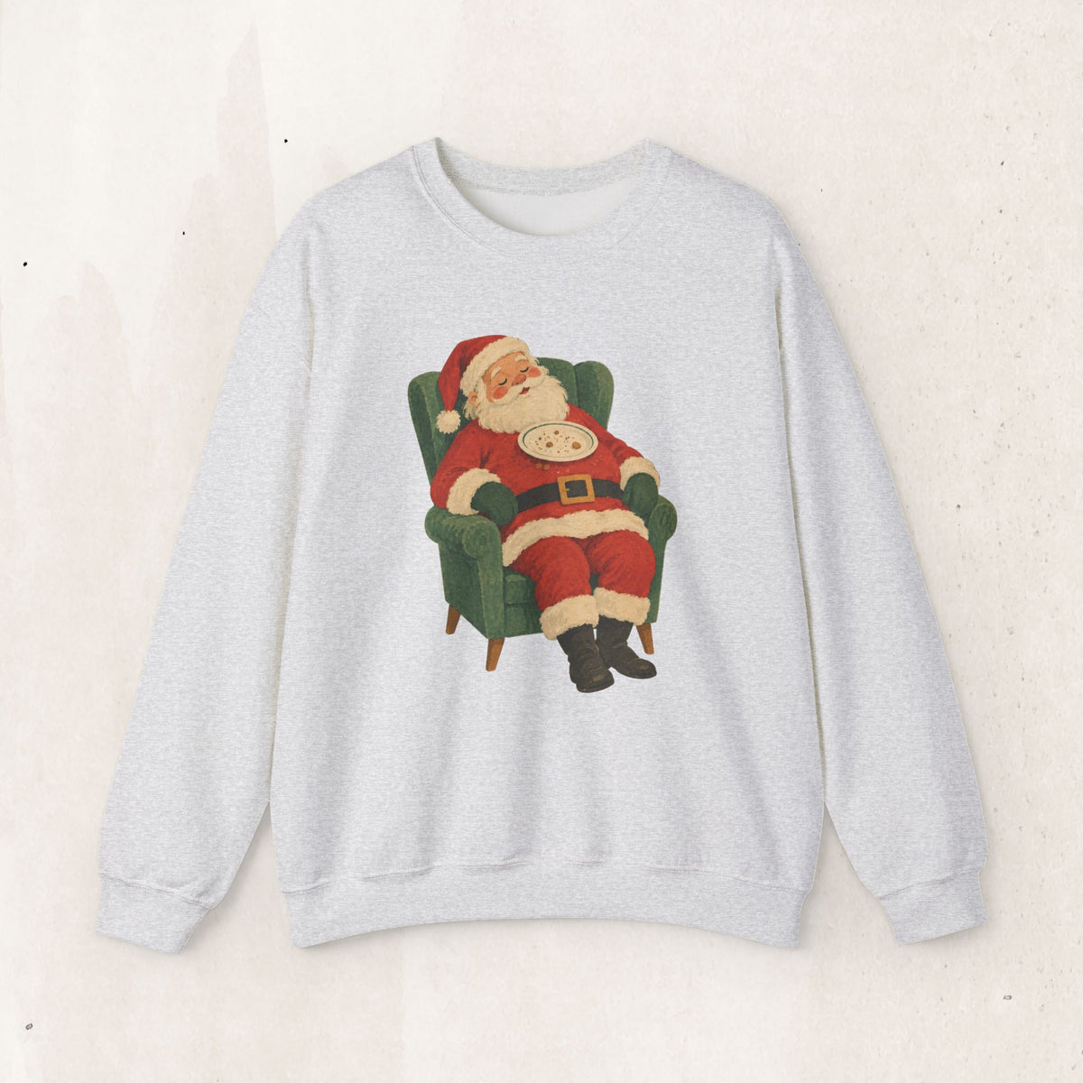 Vintage Santa Claus in Armchair sweatshirt