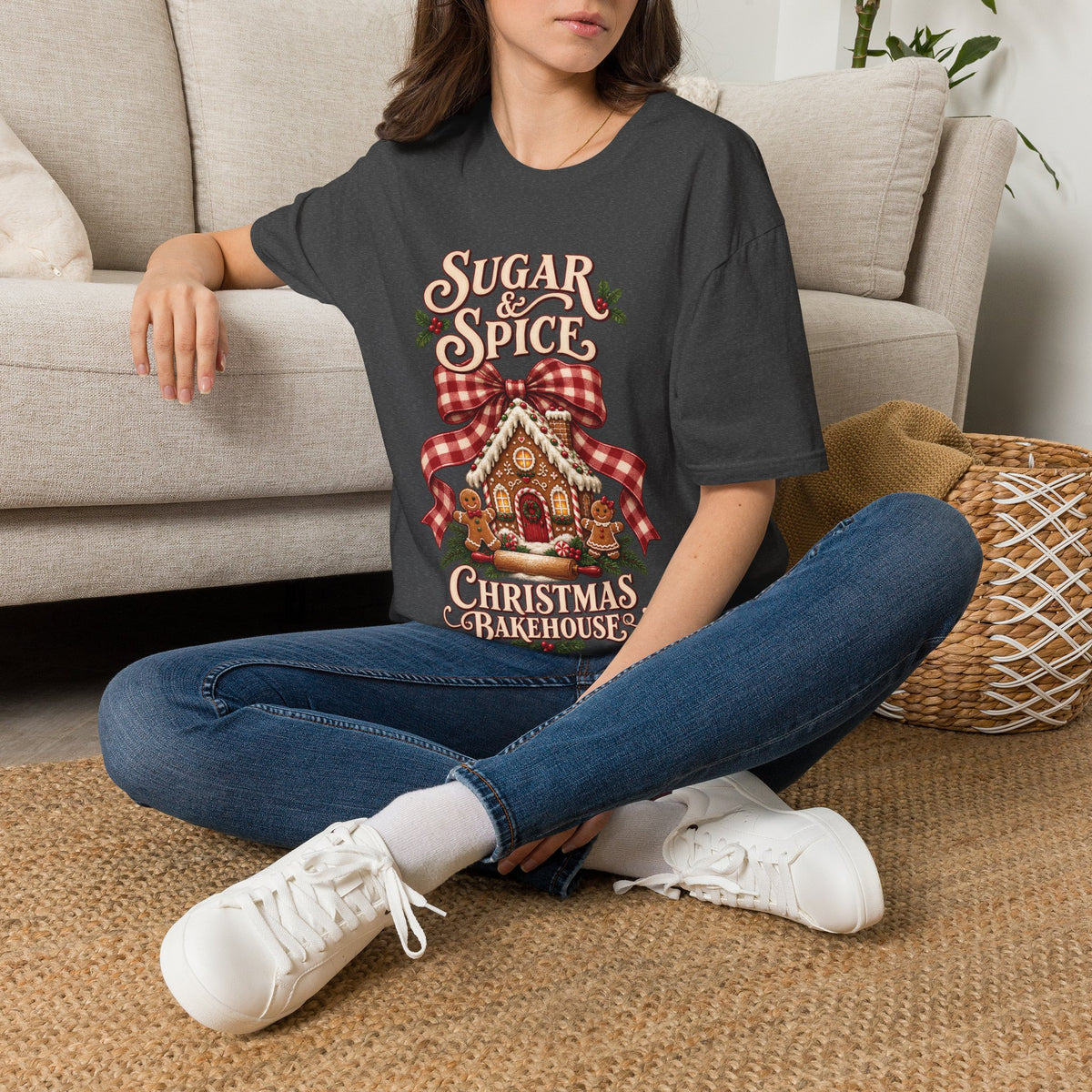 Sugar & Spice Gingerbread Christmas Tee