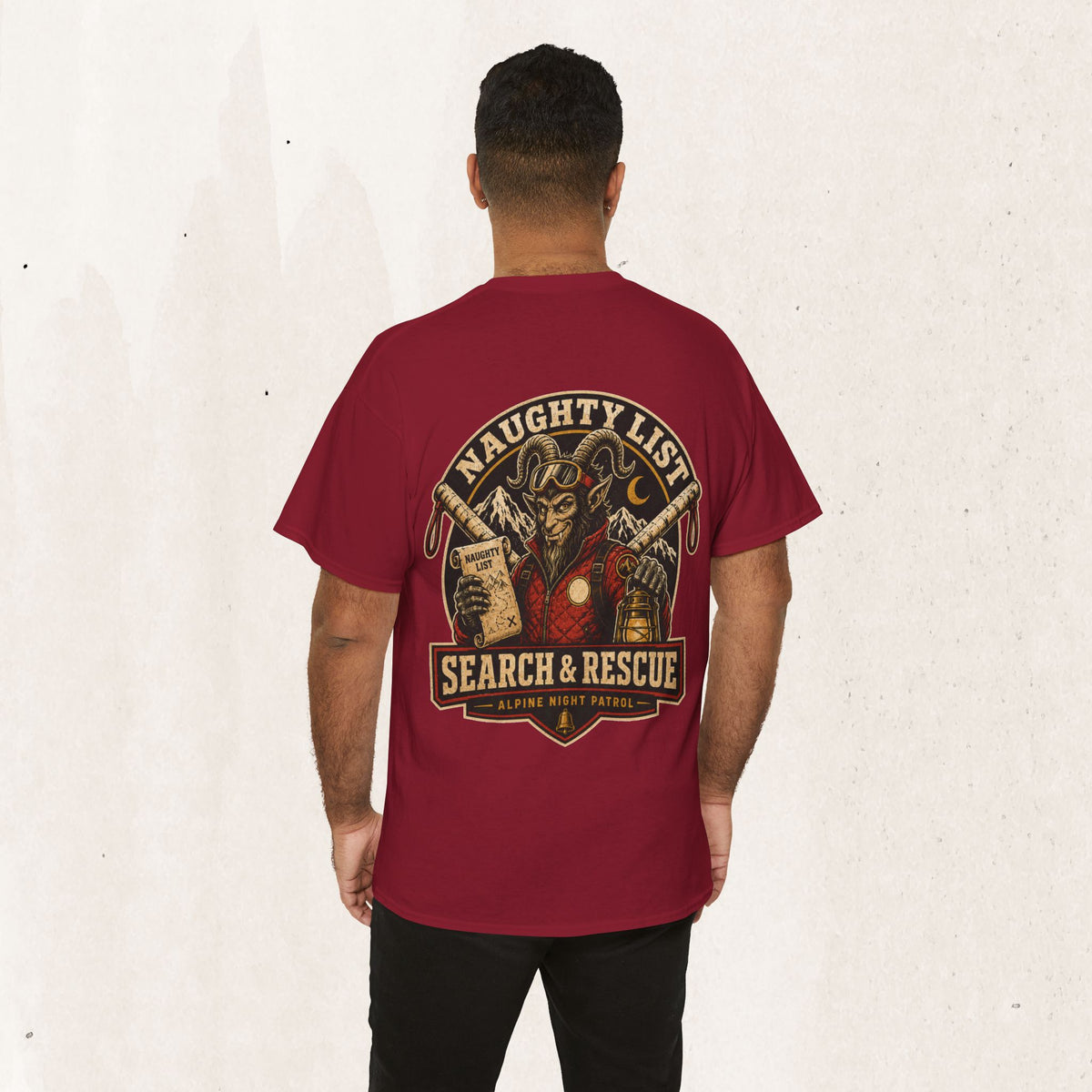 Naughty List Search & Rescue Graphic Tee