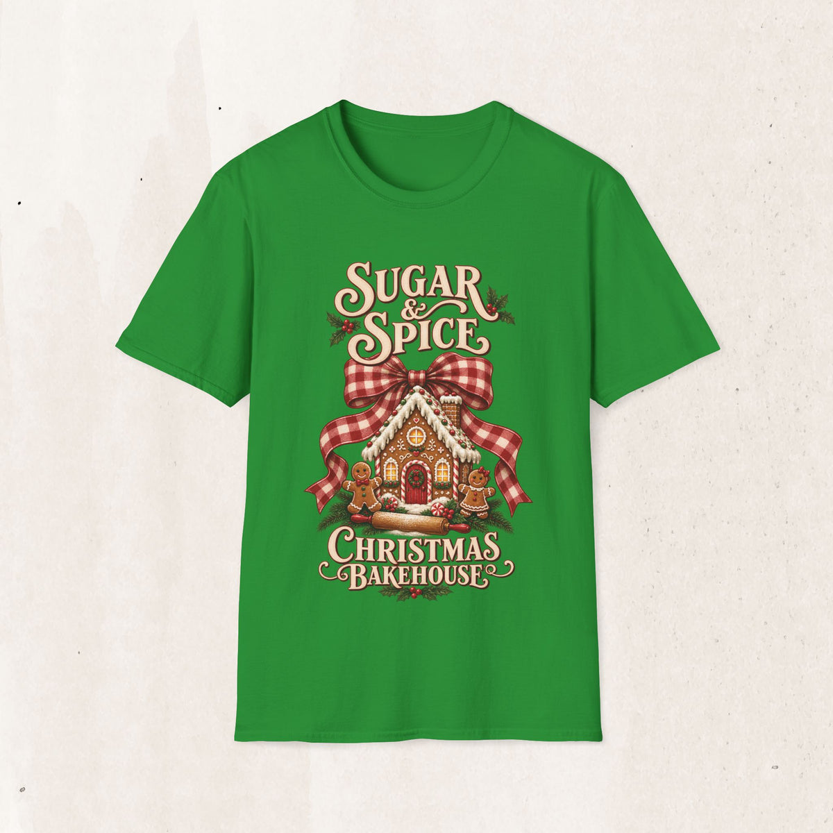 Sugar & Spice Gingerbread Christmas Tee