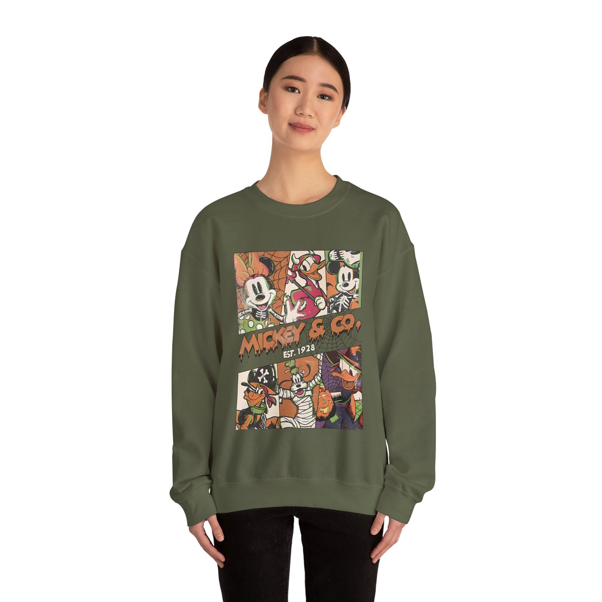 Mickey & Co. Vintage Cartoon Crewneck Sweatshirt – photo 6