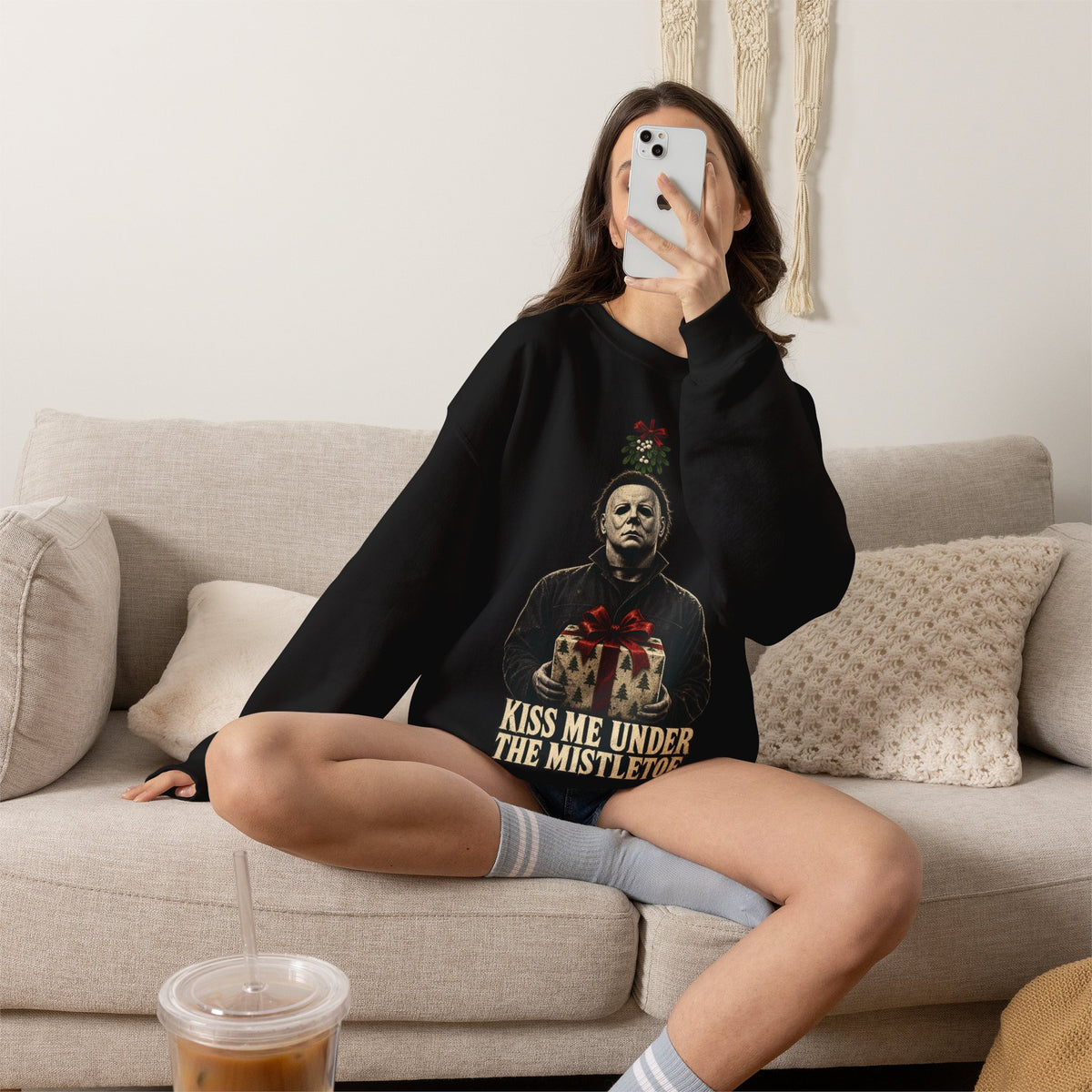 Michael Myers Christmas Crewneck Sweatshirt