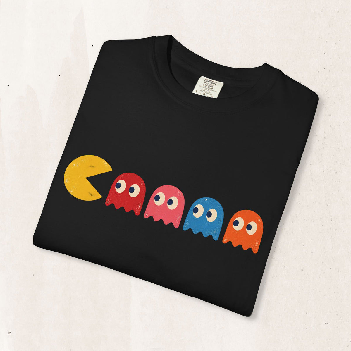 Pac-Man Retro Arcade Tee in Black, alternate view