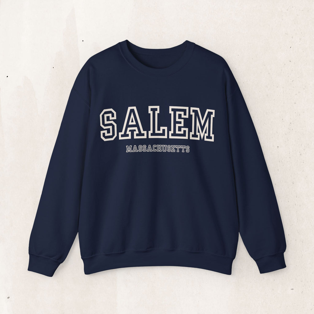 Salem Massachusetts Crewneck Sweatshirt – Navy