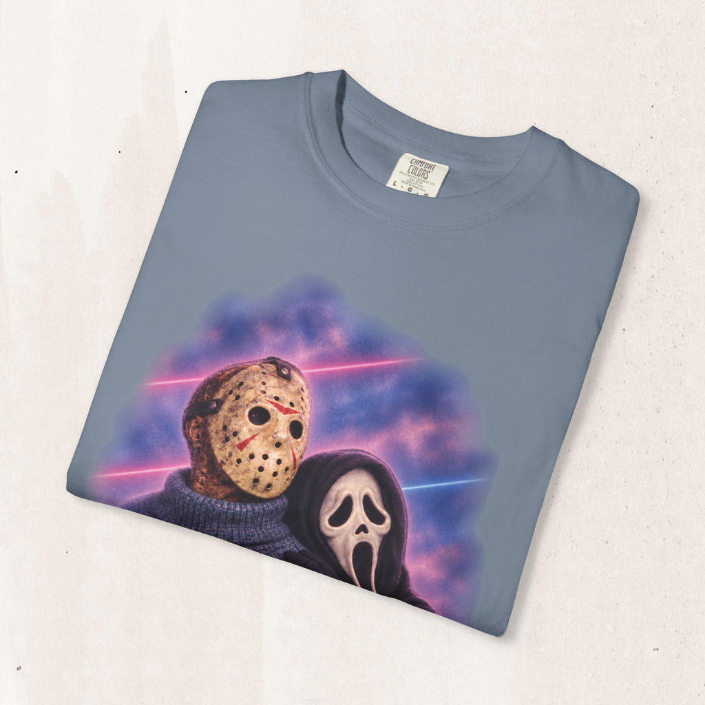 Jason Vorhees & Ghostface 80's Portrait Tee