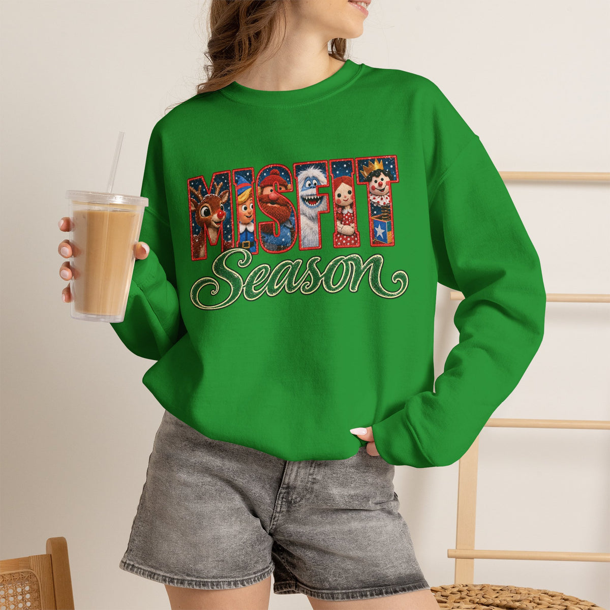Rudolph "Misfit Season" Crewneck Sweatshirt