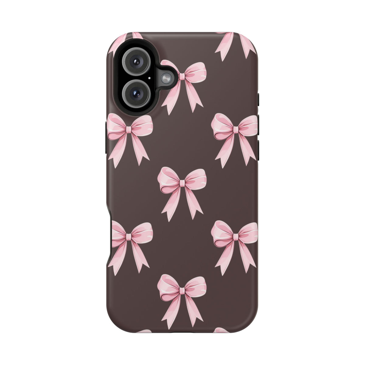 Pink Ribbon Bow Magnetic Phone Case, alternate view