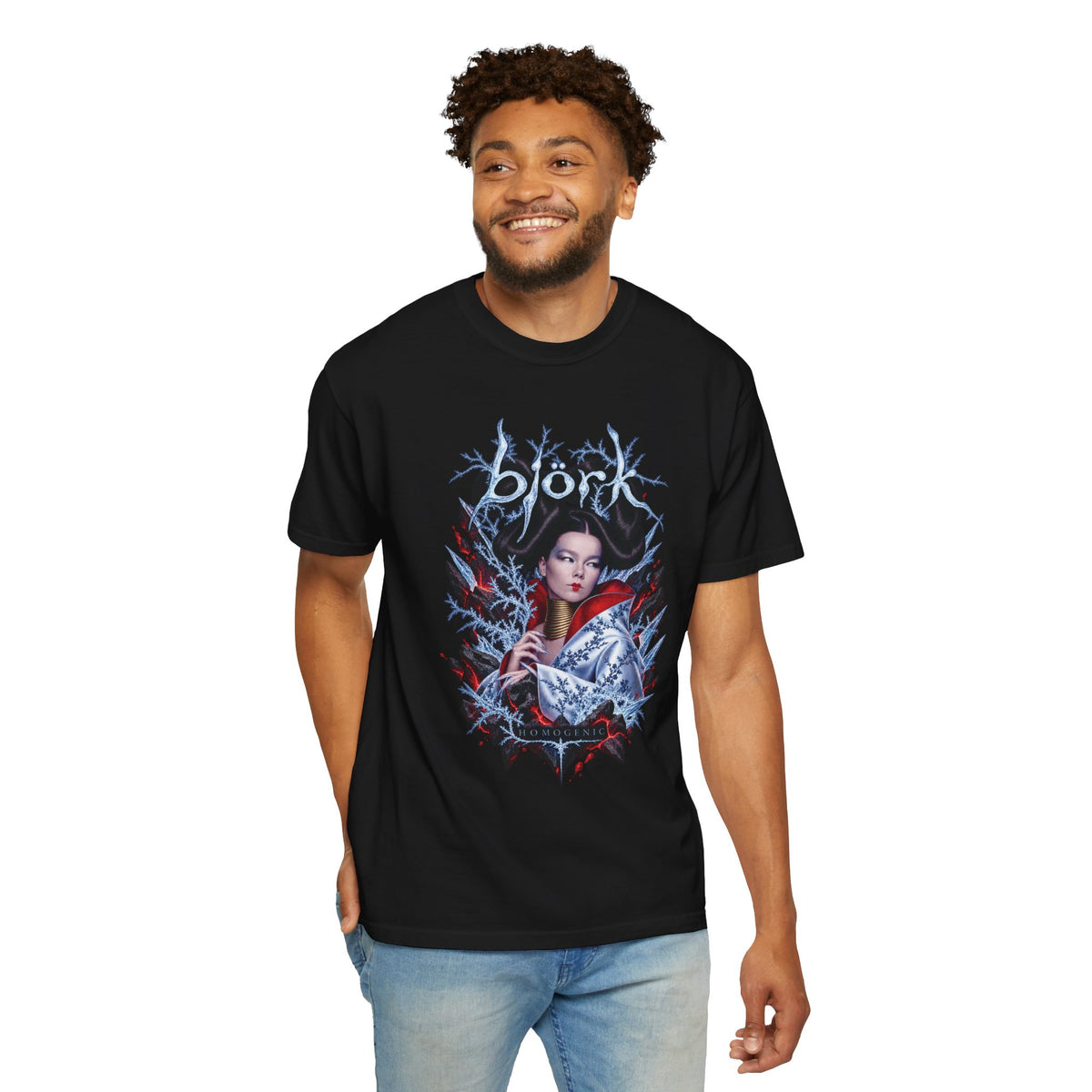 Bjork Portrait Graphic Tee